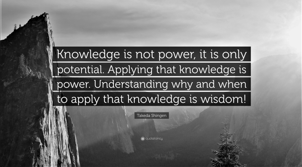 Power, Wisdom and Understanding – The Brew Is A Musing